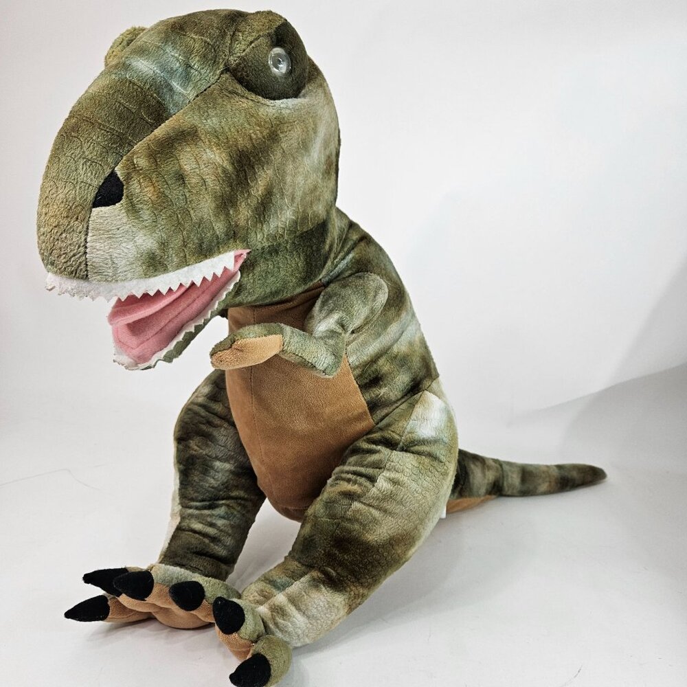 T Rex Dinosaur Realistic Talking Stuffed Plush Animal Roar Eye Light 38" WORKS - Picture 5 of 15